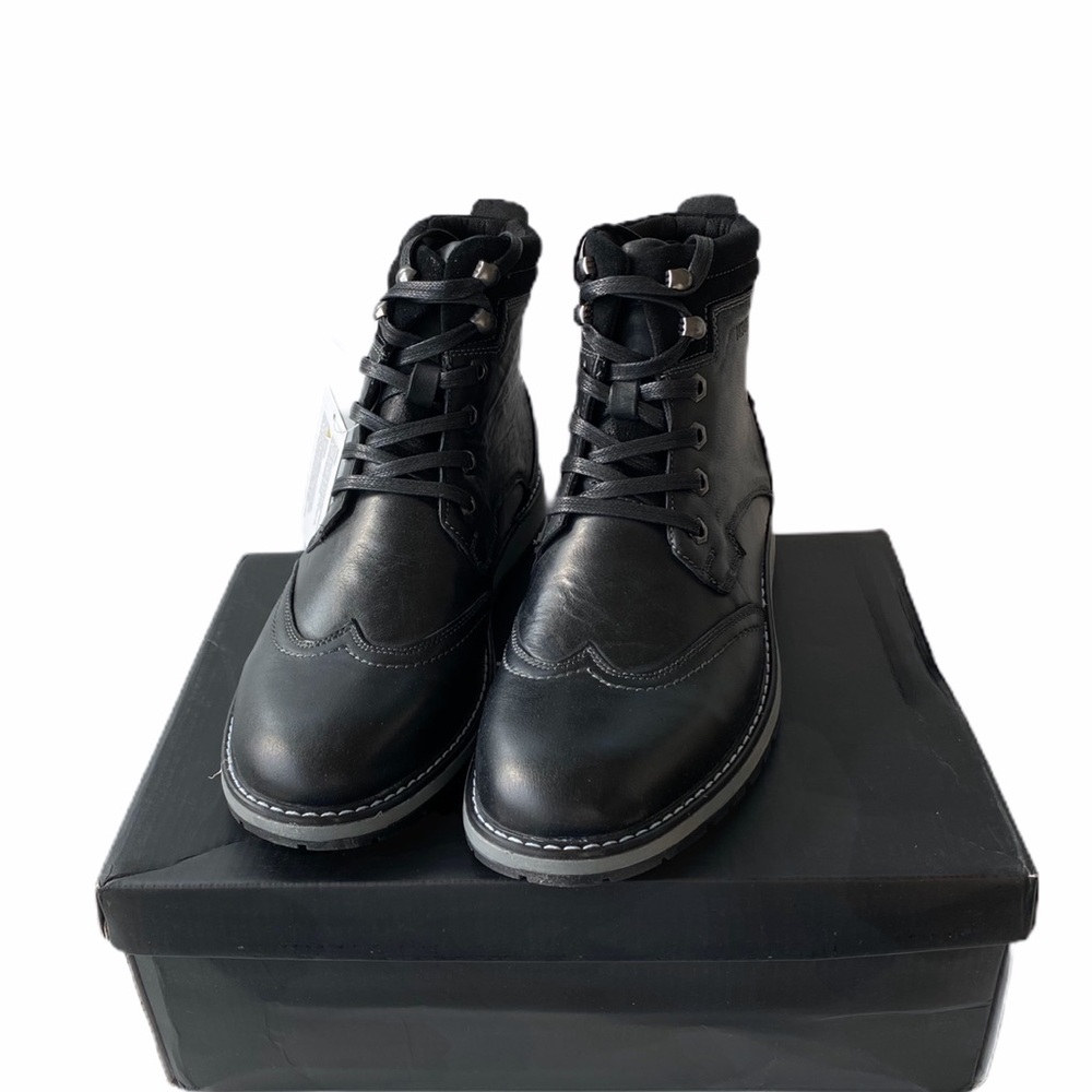 Members Only Men’s Black Leather Boot Sz 9